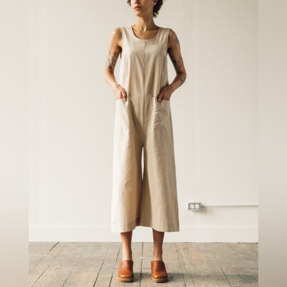Ilana Kohn Milo Jumpsuit, XS, Linen Oat